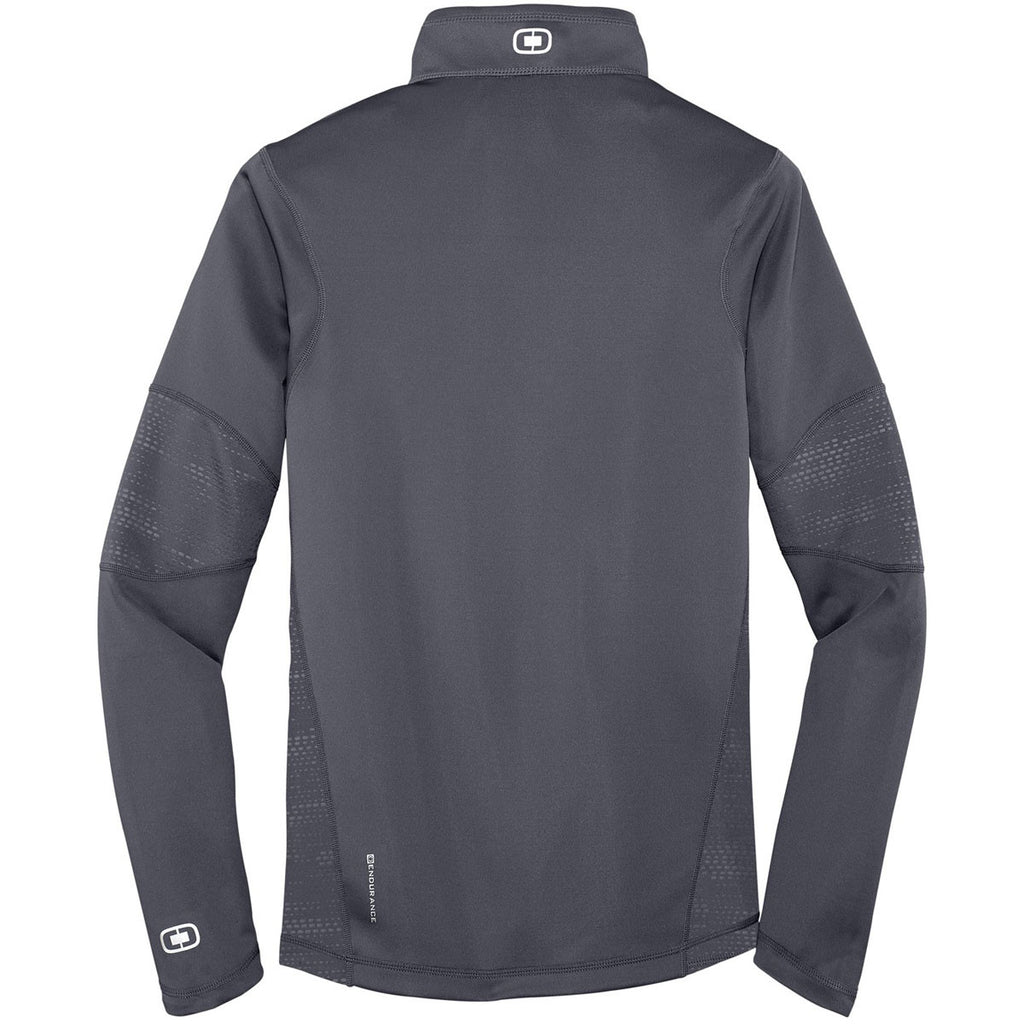 OGIO Endurance Men's Gear Grey Fulcrum Quarter-Zip