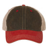 Legacy Black/Scarlet Red/Khaki Old Favorite Trucker Cap