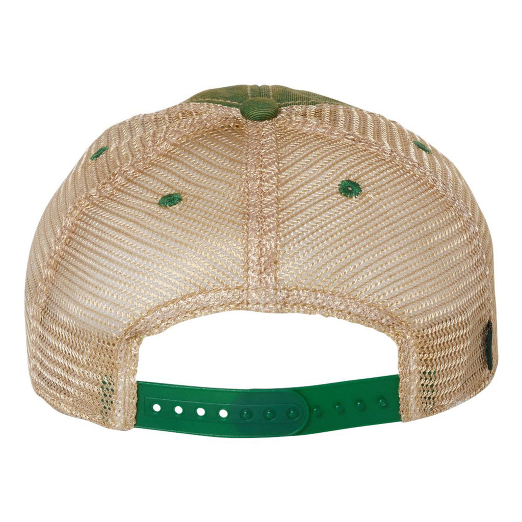 Legacy Kelly Green/Khaki Old Favorite Trucker Cap