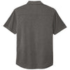 OGIO Men's Dark Heather Grey Gravitate Full-Button Polo