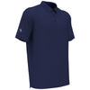 Original Penguin Men's Black Iris/Blue Heather Oxford Polo