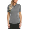 Original Penguin Women's Caviar Grey Oxford Polo