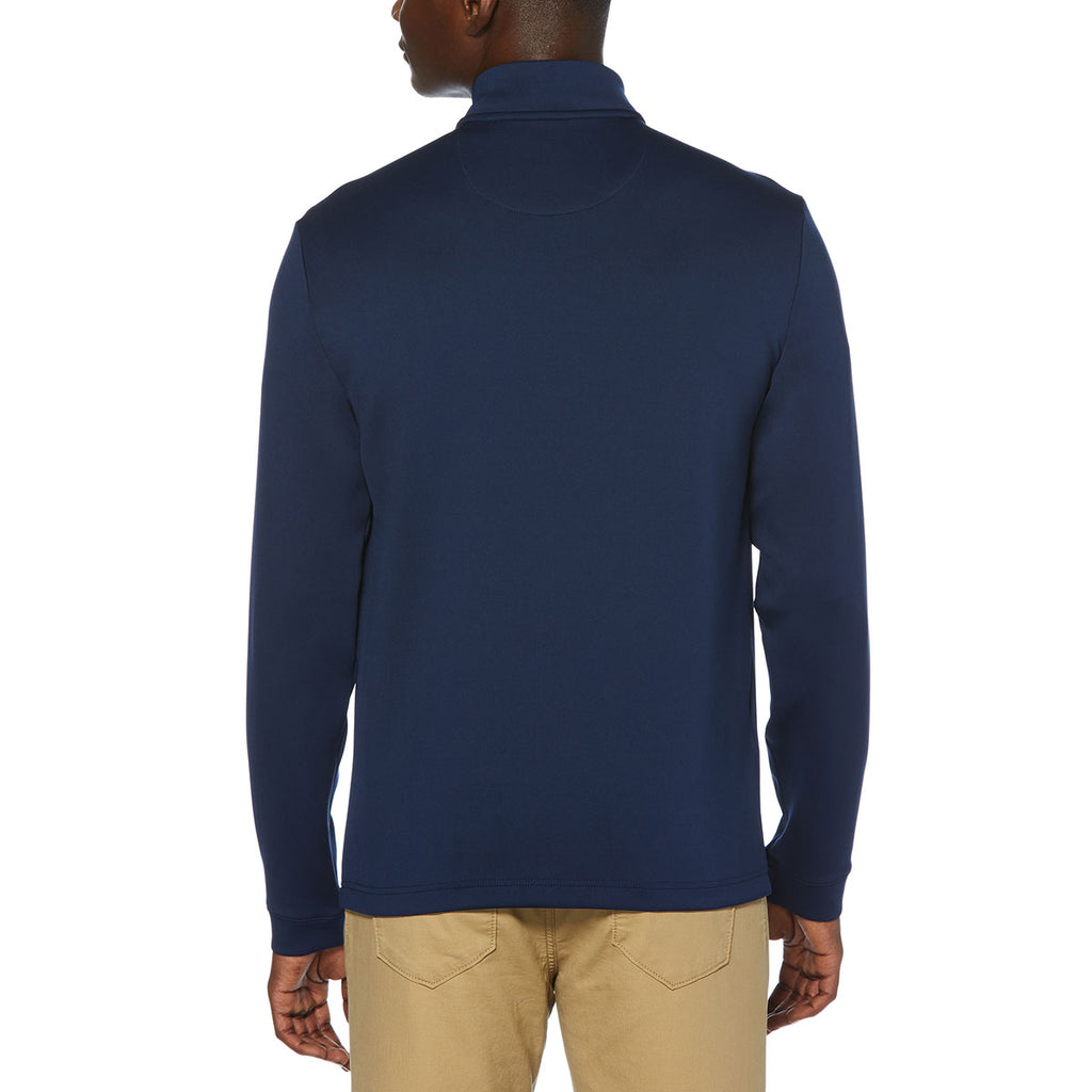 Original Penguin Unisex Black Iris Blue Clubhouse Mock Pullover