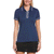 Original Penguin Women's Black Iris Blue Golf Earl Polo