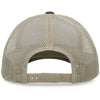 Pacific Headwear Brown/Khaki/Brown Low-Pro Trucker Cap