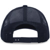 Pacific Headwear Navy Low-Pro Trucker Cap