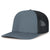 Pacific Headwear Graphite/Black/GraphiteContrast Stitch Trucker Pacflex Snapback Cap