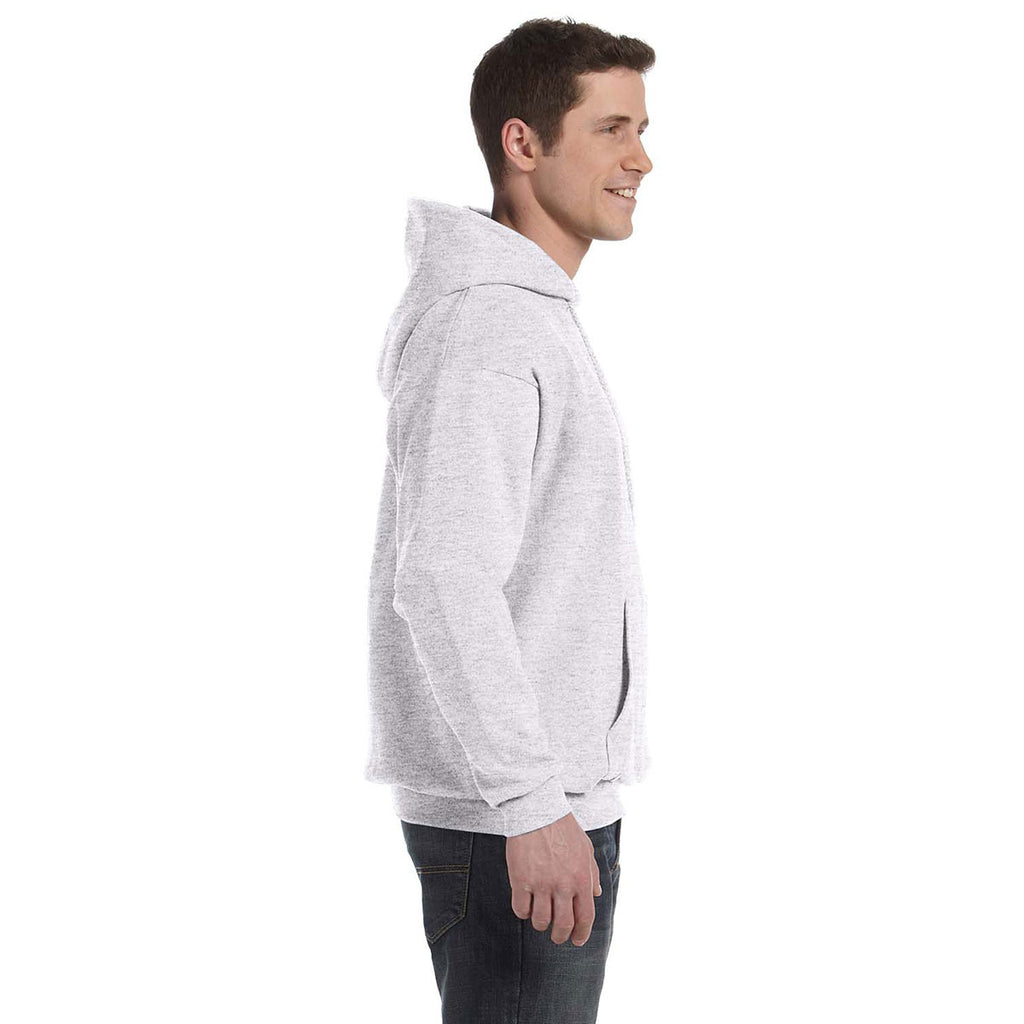 Hanes Men's Ash 7.8 oz. EcoSmart 50/50 Pullover Hood