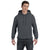 Hanes Men's Charcoal Heather 7.8 oz. EcoSmart 50/50 Pullover Hood