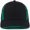 Pacific Headwear Black/Kelly Coolcore Sildline Snapback Cap