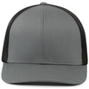 Pacific Headwear Graphite/Black/Graphite Fusion Trucker Cap