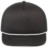 Pacific Headwear Black/White Foamie Fresh Trucker Cap