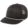 Pacific Headwear Black/White Foamie Fresh Trucker Cap