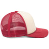 Pacific Headwear Khaki/Dark Red/Dark Red Foamie Fresh Trucker Cap