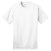 Port & Company Men's White Ring Spun Cotton Tee