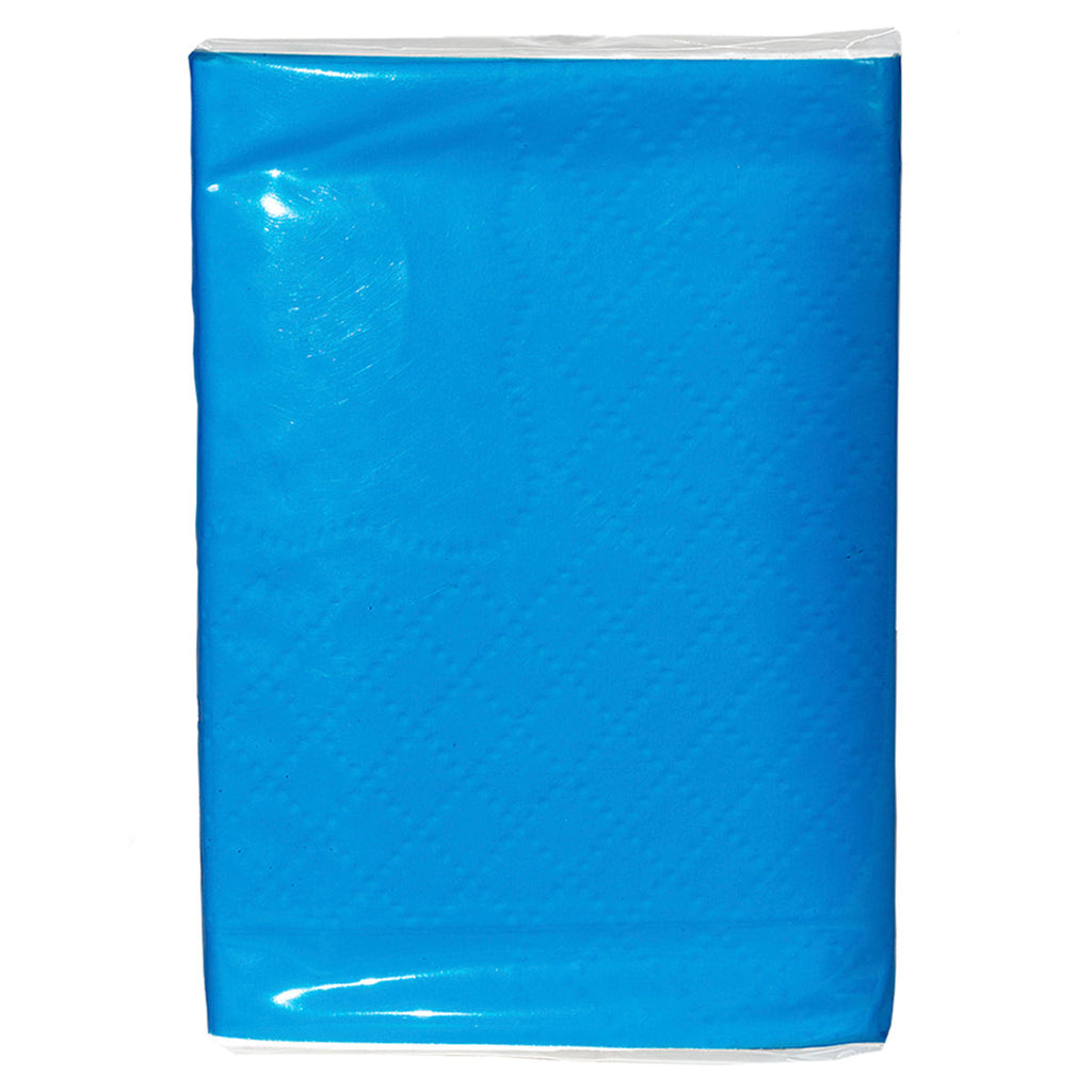 Primeline Process Blue Mini Tissue Packet