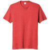 Port & Company Men's Bright Red Heather Tri-Blend Tee