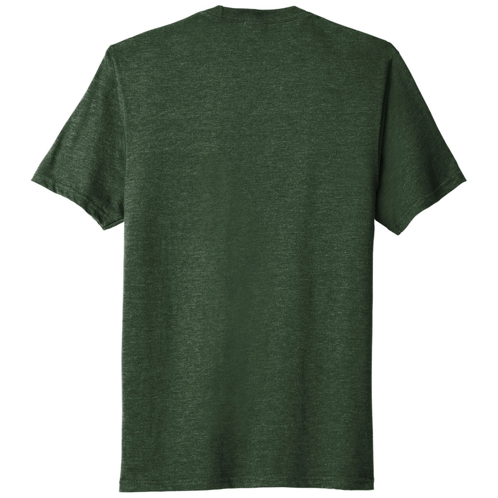 Port & Company Men's Forest Green Heather Tri-Blend Tee