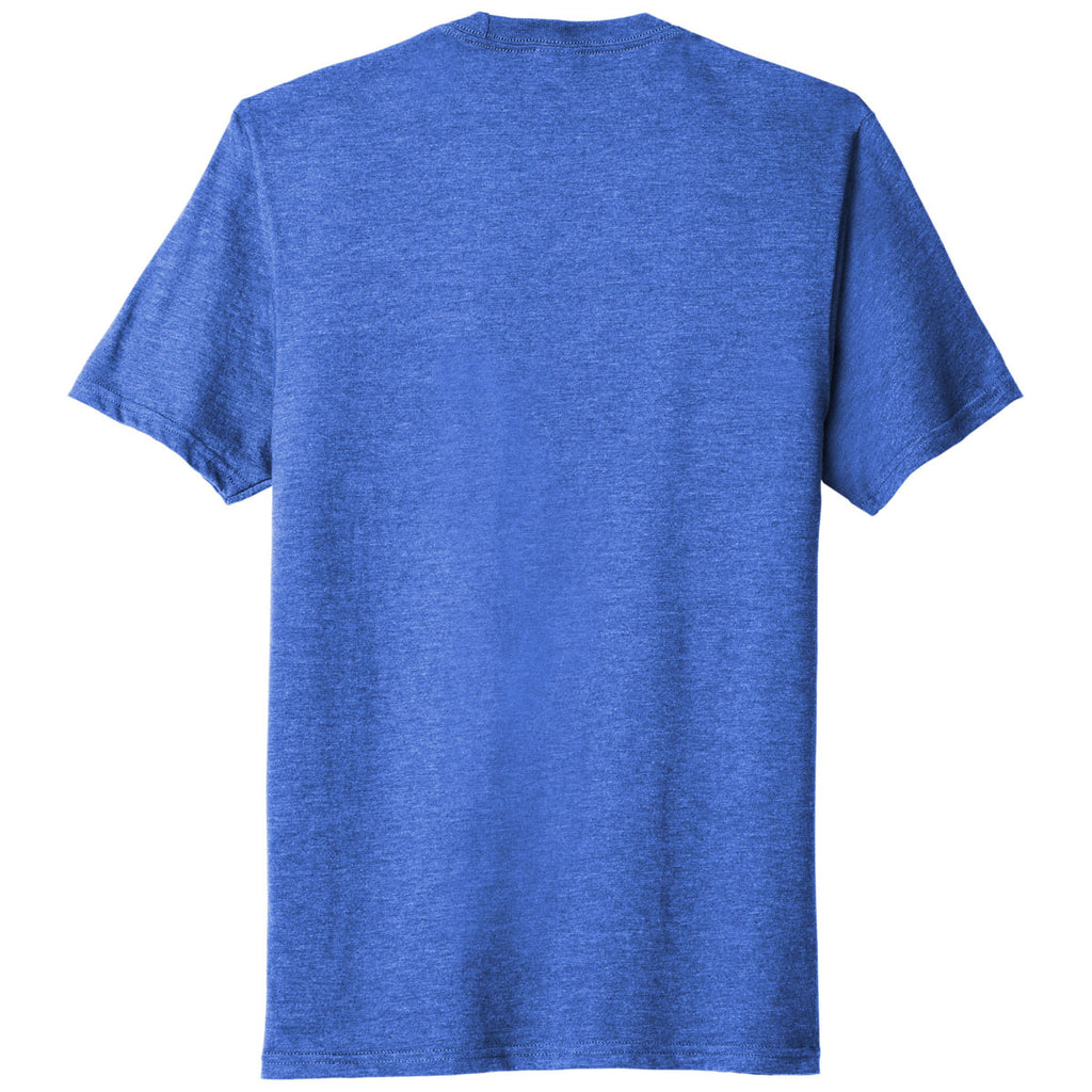 Port & Company Men's Heather Royal Tri-Blend Tee