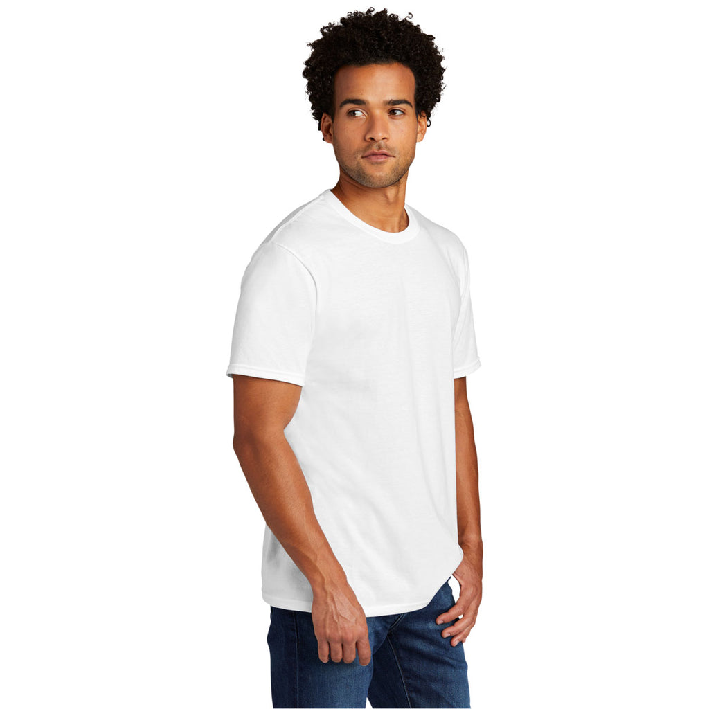 Port & Company Men's White Tri-Blend Tee