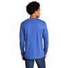 Port & Company Men's Heather Royal Tri-Blend Long Sleeve Tee