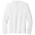 Port & Company Men's White Tri-Blend Long Sleeve Tee