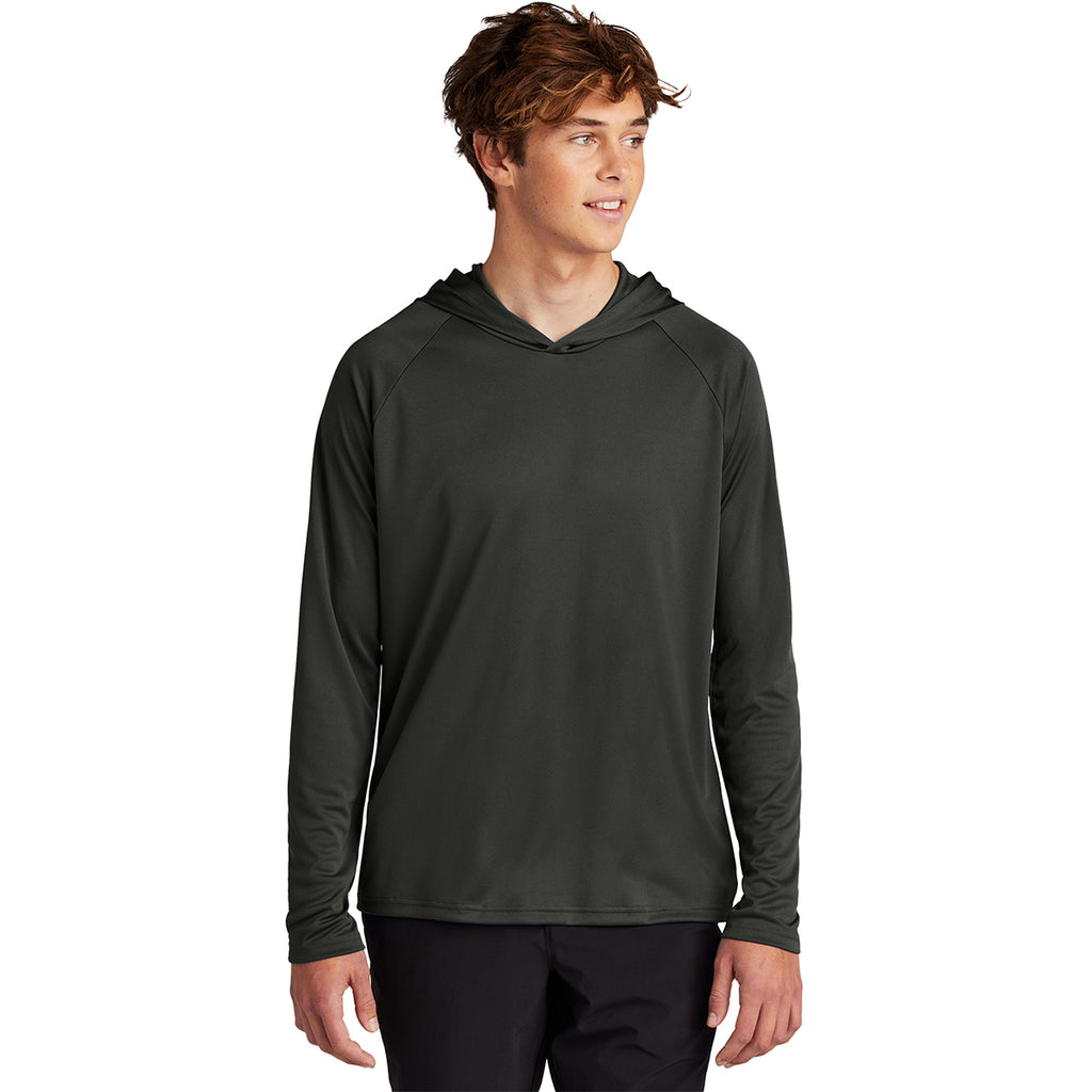 Port & Company Men's Jet Black Performance Pullover Hooded Tee