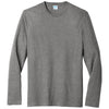 Port & Company Men's Graphite Heather Long Sleeve Fan Favorite Blend Tee