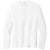 Port & Company Men's White Long Sleeve Fan Favorite Blend Tee