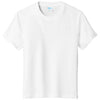 Port & Company Youth White Fan Favorite Blend Tee