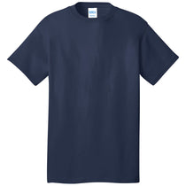 Port & Company Men's Navy Core Cotton DTG Tee