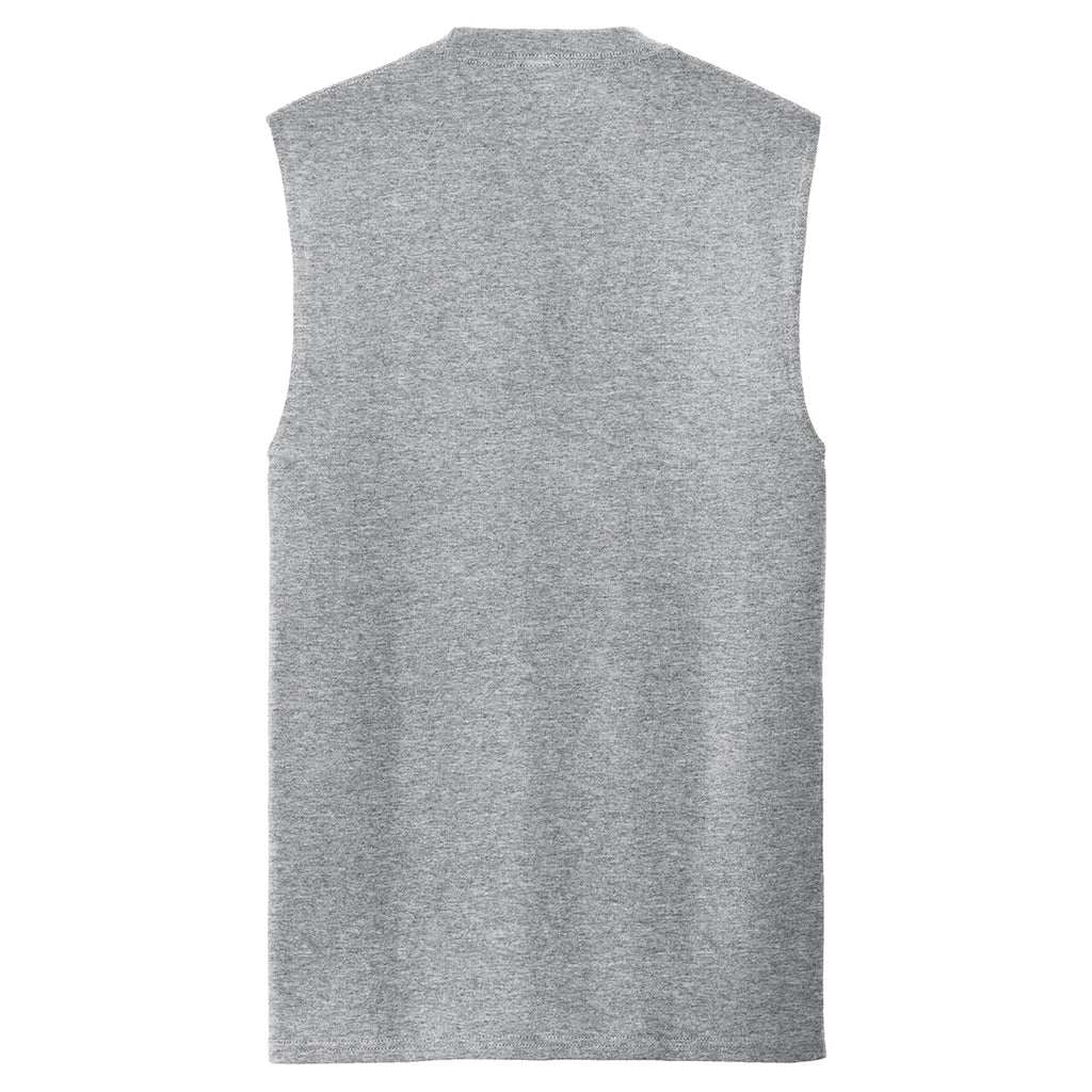 Port & Company Men's Athletic Heather Core Cotton Sleeveless Tee