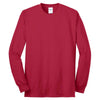 Port & Company Men's Red Tall Long Sleeve Core Blend Tee