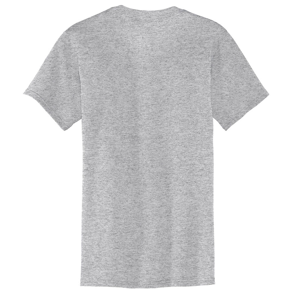 Port & Company Men's Athletic Heather Core Blend Pocket Tee