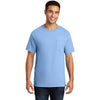 Port & Company Men's Light Blue Essential Pocket Tee