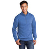 Port & Company Men's Heather Royal Core Fleece 1/4 Zip Pullover Sweatshirt