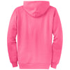 Port & Company Men's Neon Pink Core Fleece Full-Zip Hooded Sweatshirt