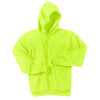 Port & Company Men's Safety Green Tall Essential Fleece Pullover Hooded Sweatshirt