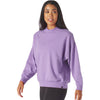 Glyder Women's Amethyst Vintage Oversized Crew