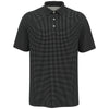 Perry Ellis Men's Caviar Black Short Sleeve Printed Polo