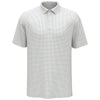 Perry Ellis Men's Bright White Short Sleeve Printed Polo