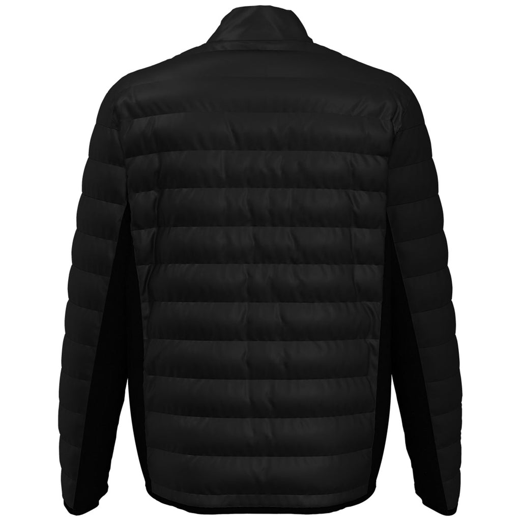 Perry Ellis Men's Caviar Black Full Zip Puffer Jacket