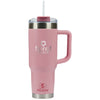 Pelican Pink Porter 40 oz. Recycled Double Wall Stainless Steel Travel Tumbler