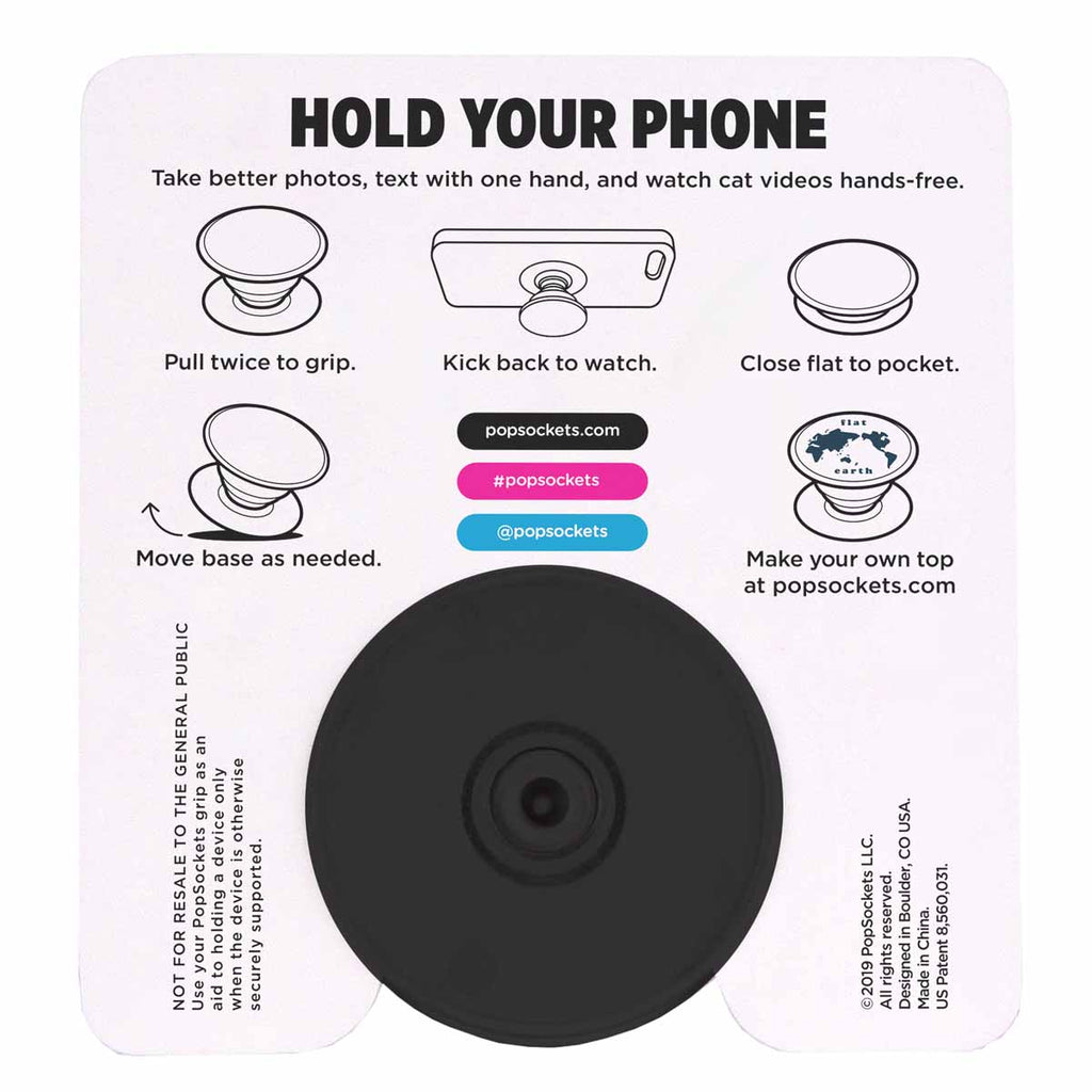PopSockets Brown Vegan Leather Grip Phone Holder