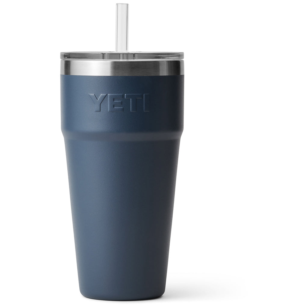 YETI Navy Rambler 26 oz Stackable Cup