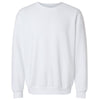 American Apparel Unisex White ReFlex Fleece Crewneck Sweatshirt