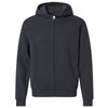 American Apparel Men's Black ReFlex Fleece Full-Zip Hoodie