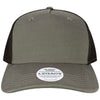 Legacy Charcoal Slub/Black Five-Panel Trucker Cap