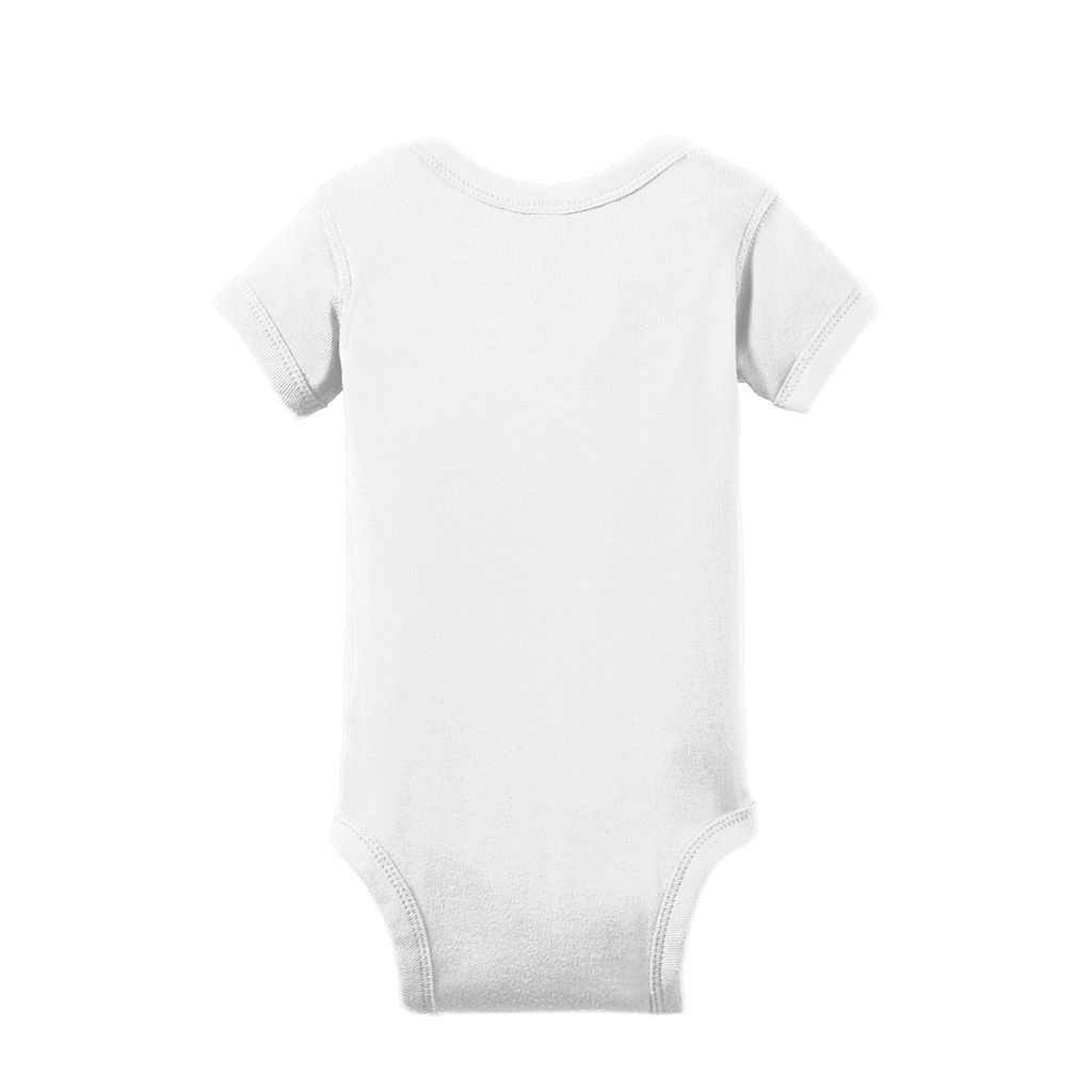 Rabbit Skins White Infant Baby Rib Onesie