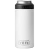 YETI White Rambler 12 oz Colster Slim Can Cooler